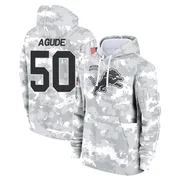 Youth Mitchell Agude Detroit Lions Camo Arctic 2024 Salute to Service Club Fleece Pullover Hoodie